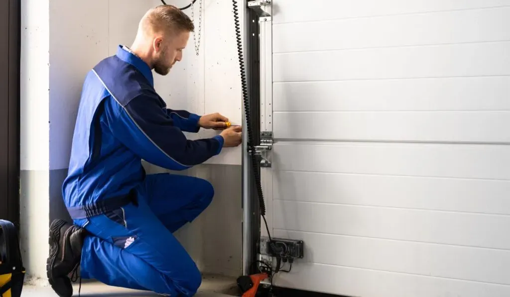 fix garage door sensor sun glare