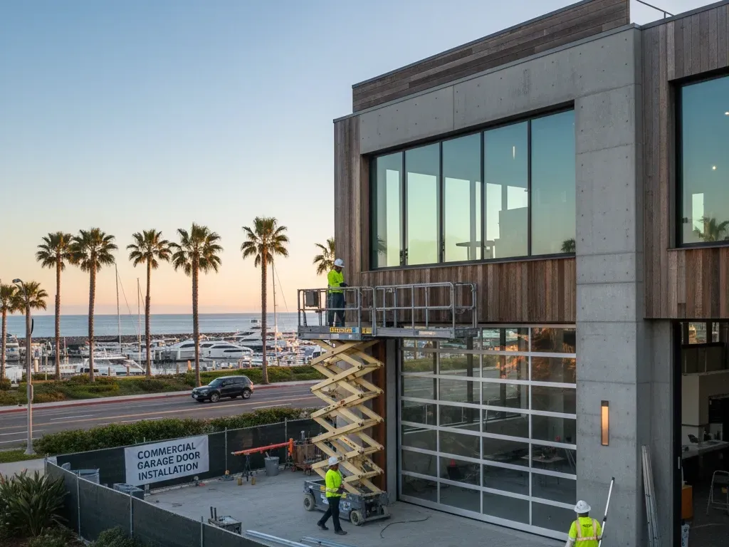 commercial garage door installation newport beach ca