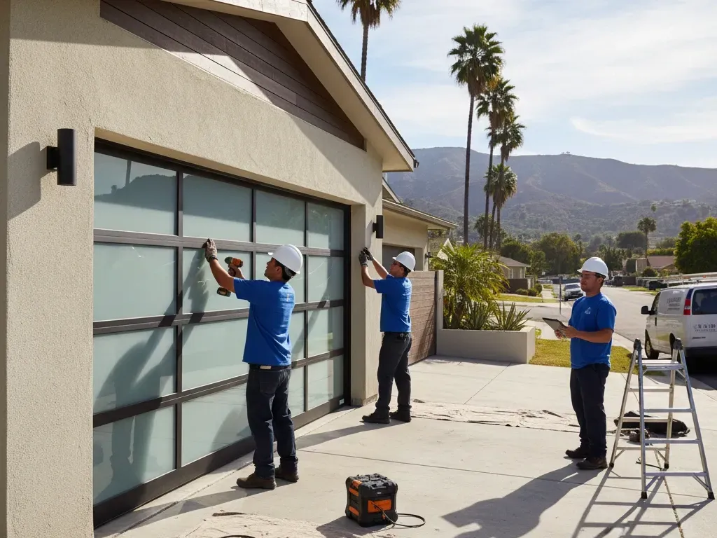 insulated steel garage door newport beach ca
