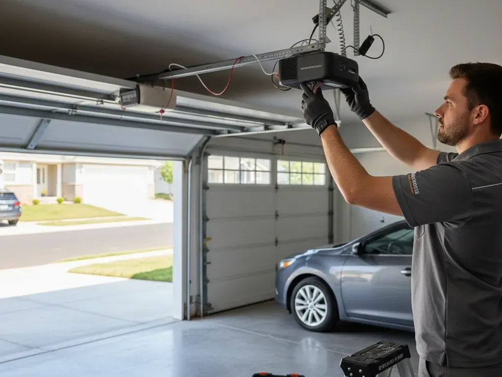 smart garage door opener installation newport beach