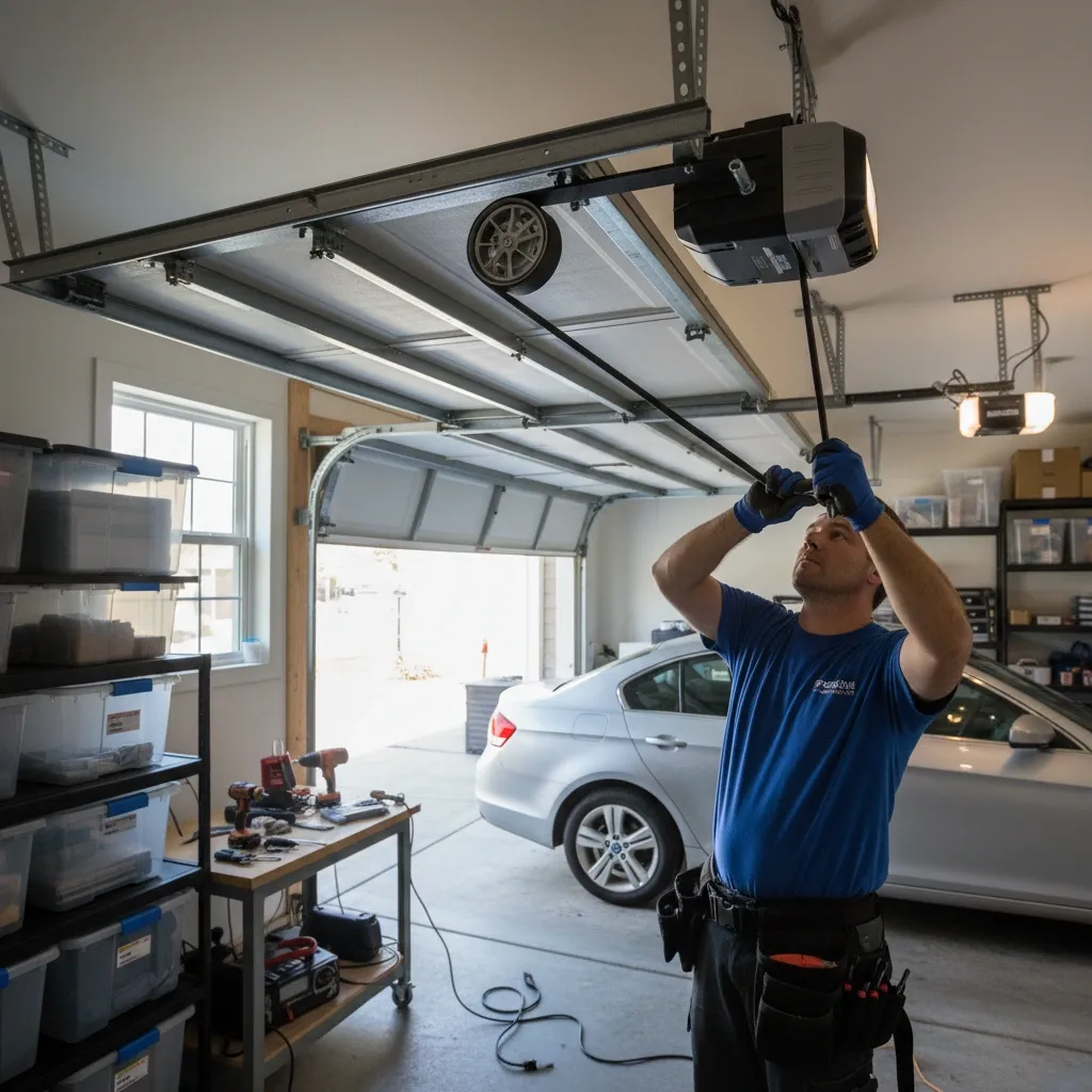 smooth belt drive garage door opener installation newport beach