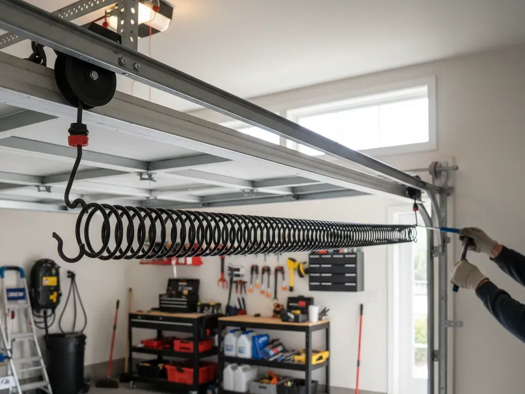 broken extension spring replacement newport beach ca