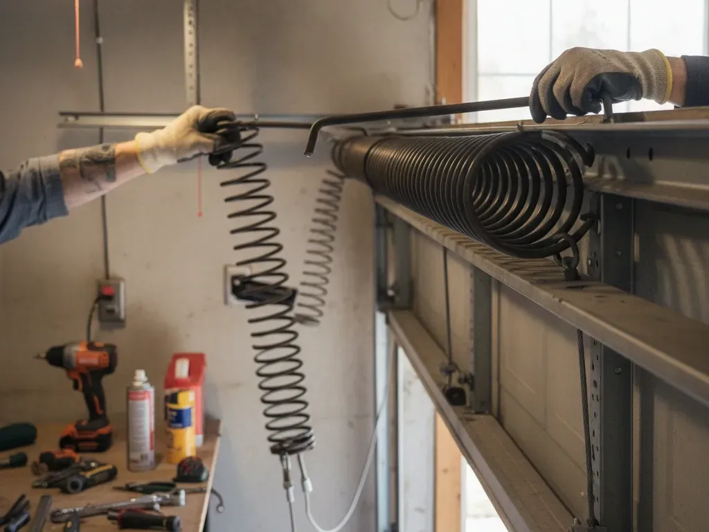 broken torsion spring replacement newport beach